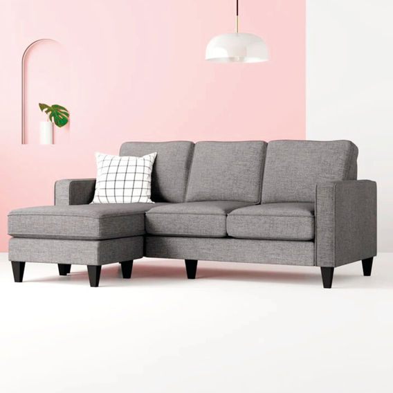 Chelsey 3 Seater Reversible Chaise - Light Grey Chelsey 3 Seater Reversible Chaise - Light Grey