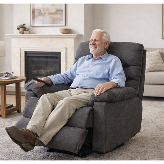 Milan Lift Chair - Grey Milan Lift Chair - Grey