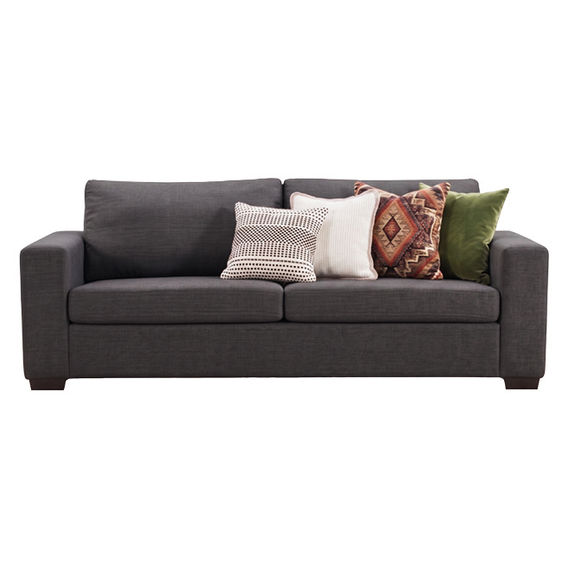 Zahra 3 Seater - Dark Grey Zahra 3 Seater - Dark Grey