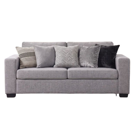 Zahra 3 Seater - Light Grey Zahra 3 Seater - Light Grey
