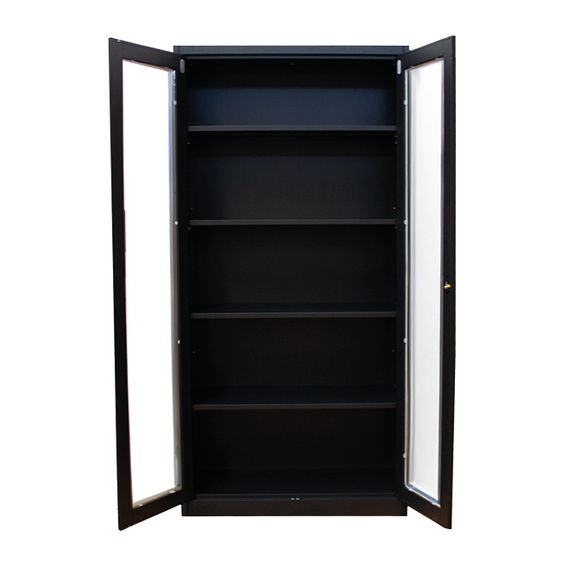 Black Full Display Office Cabinet