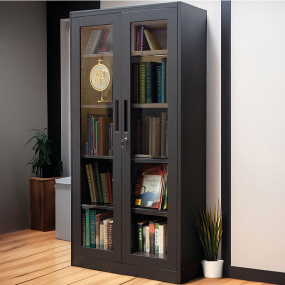 Black Full Display Office Cabinet Black Full Display Office Cabinet