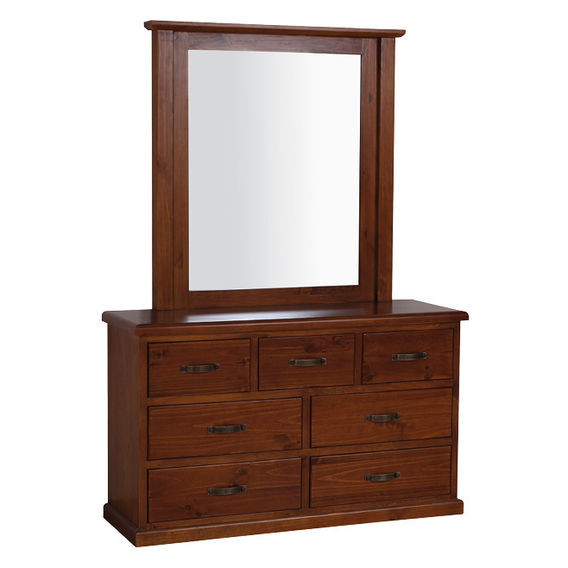 Kingston 7 Drawer Dresser w/Mirror