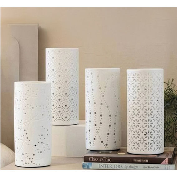 Amalfi Samara Porcelain Lamp 4pcs Set