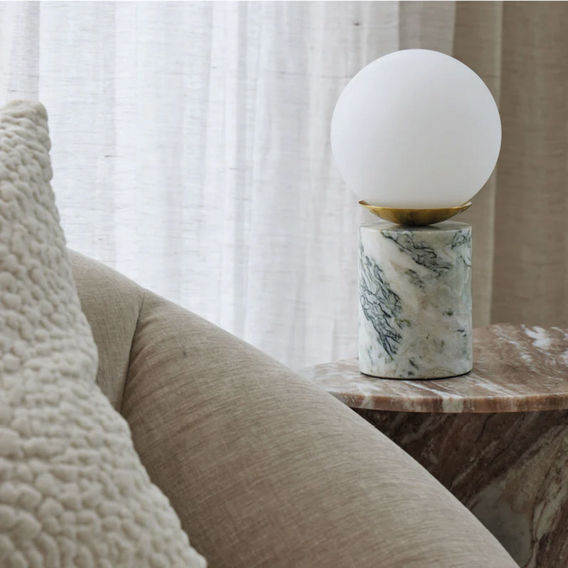 Amalfi Medina Table Lamp Green & White Amalfi Medina Table Lamp Green & White