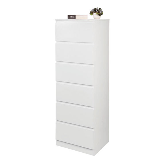 Enkel 6 Drawer Slim Tallboy