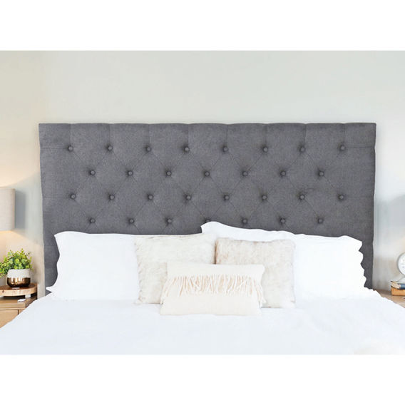 Fabric ButtonHeadboard - King Fabric ButtonHeadboard - King