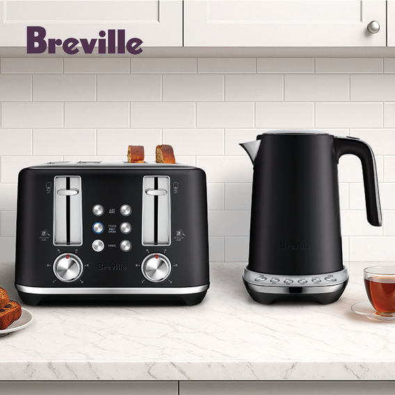 Breville Toaster & Kettle Bundle - Matte Black