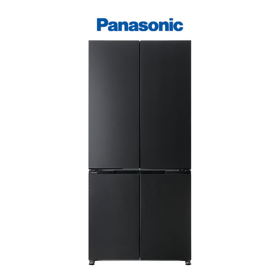 Panasonic 445L Quad door Refrigerator with Twist Ice - Black