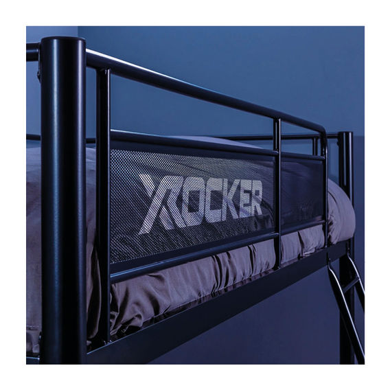 X Rocker HQ High-Sleeper Gaming Bed with Desk & Mattress Bundle