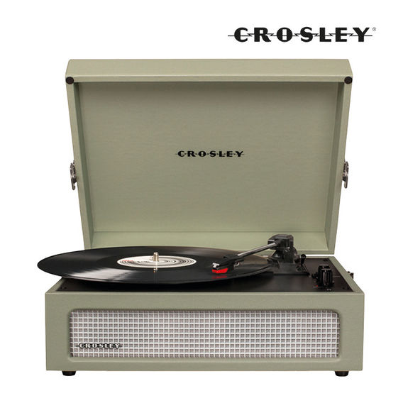 Crosley Voyager Bluetooth Portable Turntable - Sage Crosley Voyager Bluetooth Portable Turntable - Sage