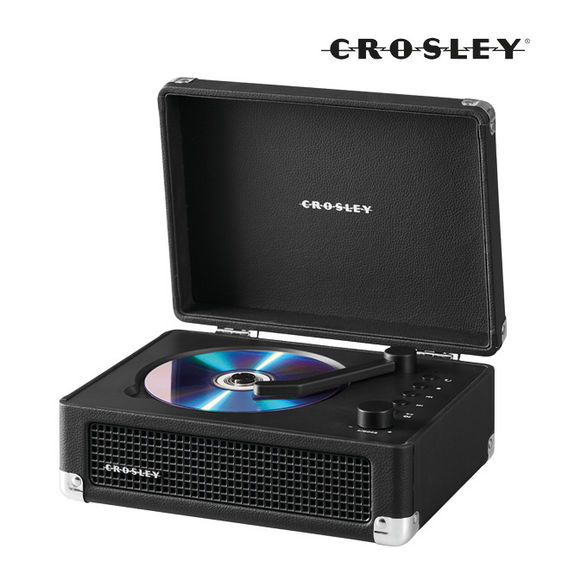 Crosley Cruiser Portable Retro CD Player with Stereo Bluetooth Speakers - Black Crosley Cruiser Portable Retro CD Player with Stereo Bluetooth Speakers - Black