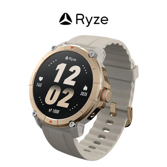 Ryze Trek Smart Watch GPS - Sand/White Ryze Trek Smart Watch GPS - Sand/White