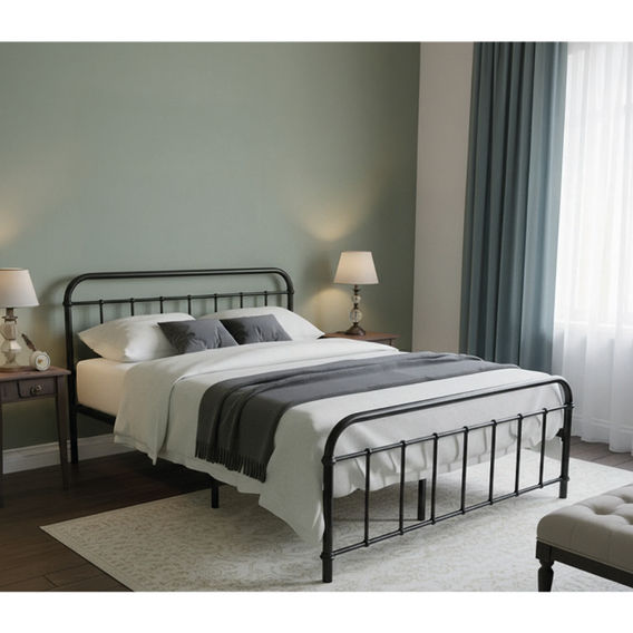 Darcy Metal Frame Bed & Mattress Bundle - Queen Darcy Metal Frame Bed & Mattress Bundle - Queen