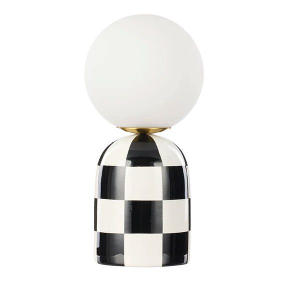 Emporium Archie Table Lamp Black & White Emporium Archie Table Lamp Black & White