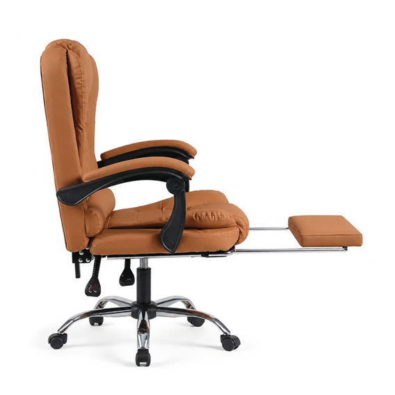 Massage Office Chair - Brown
