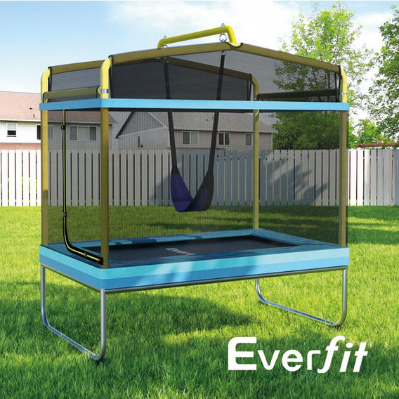 Kids 6FT Trampoline for Kids with Swing & Enclosure Kids 6FT Trampoline for Kids with Swing & Enclosure