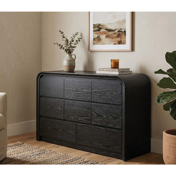Talen 8 Drawer Chest - Black Talen 8 Drawer Chest - Black
