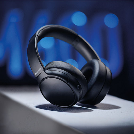 Panasonic Noise Cancelling Overear Headphone - Black