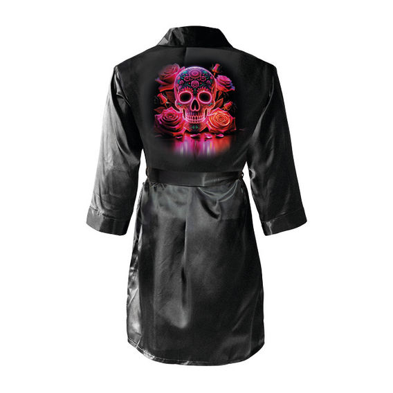Neon Calavera Quilt Cover Set - Queen