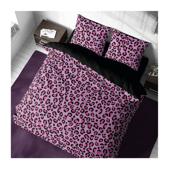 Pink Leopard Quilt Cover Set - King/SuperKing