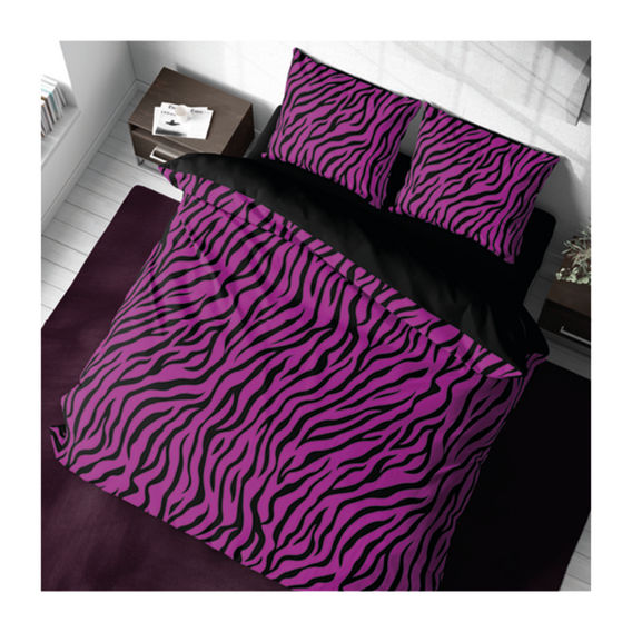 Pink Zebra Quilt Cover Set - Queen Pink Zebra Quilt Cover Set - Queen