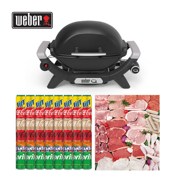 Weber Baby Q BBQ Bundle - Midnight Black Weber Baby Q BBQ Bundle - Midnight Black
