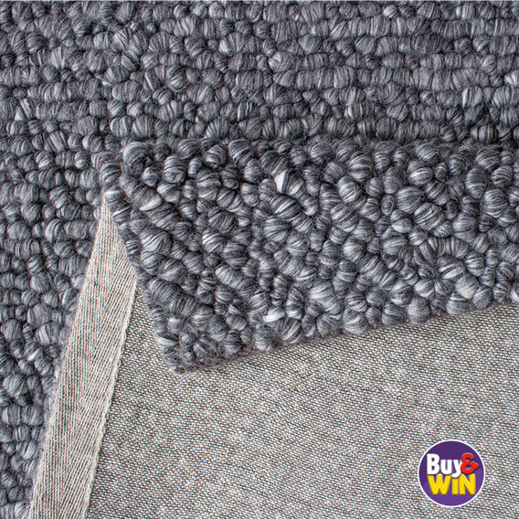 Tundra Pebble Warm Grey Rug