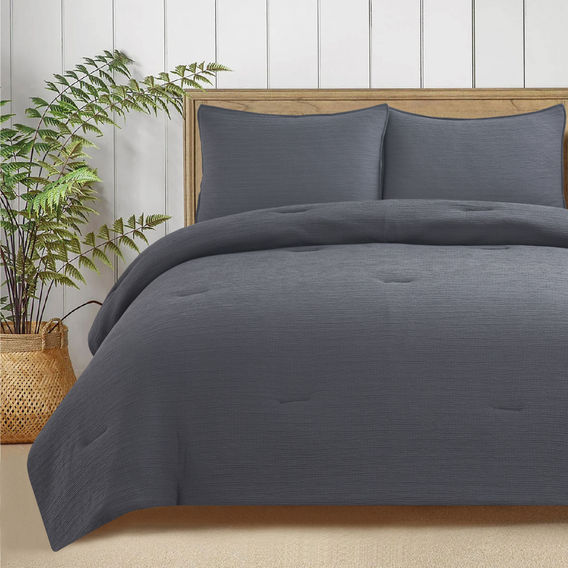 Lila 3Pc Comforter Set - Queen