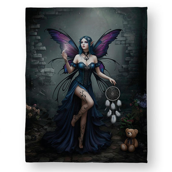 Purple Fairy Printed Quilt Cover Bundle - King