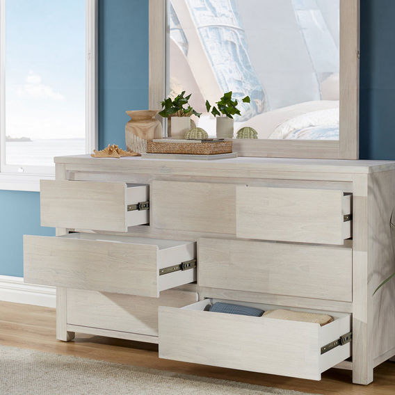Palm Beach 2Pc Dresser Mirror Set Palm Beach 2Pc Dresser Mirror Set