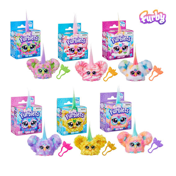 Furby DJ (Rainbow) Bundle